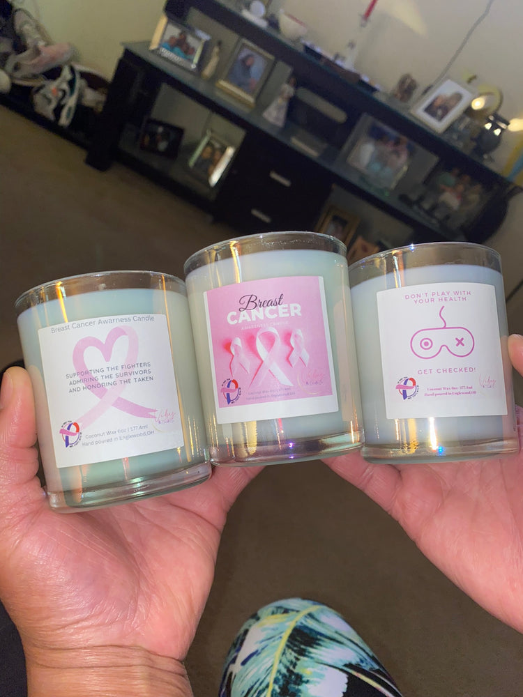 Breast Cancer Awareness Candles