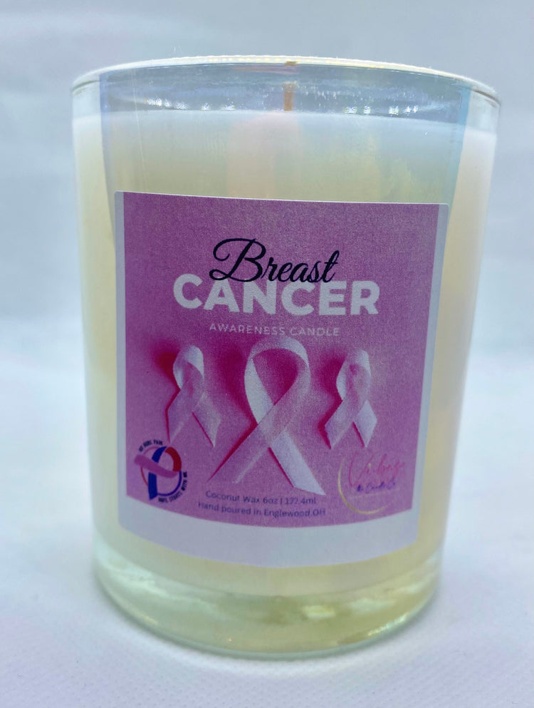 Breast Cancer Awareness Candles